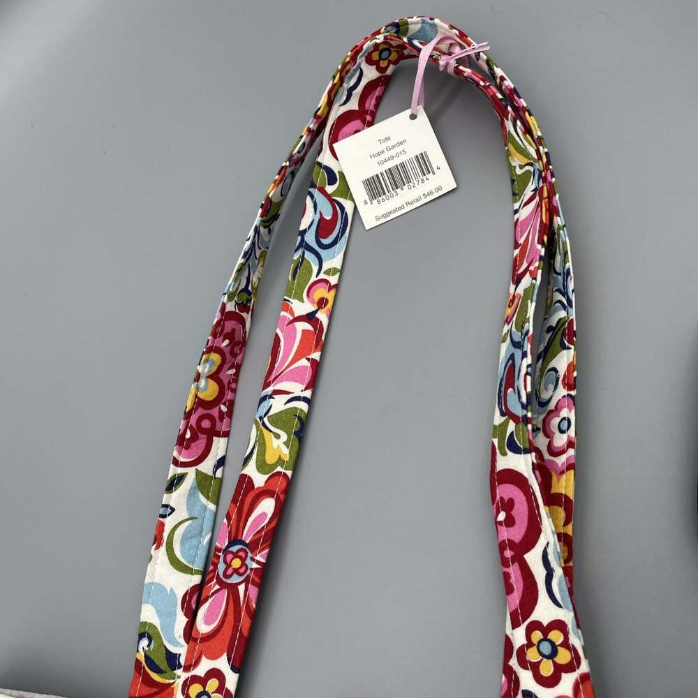 NWT Vera Bradley Tote Bag & Wallet Hope Garden Floral Quilted Pattern Retired - Picture 11 of 13